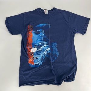 VINTAGE‎ Nascar Shirt Mens Medium Navy Blue Jeff Gordon #24 Chase Authentics Top